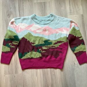 SOLD NWOT Wild Fable XXL Scenic Landscape Sweater